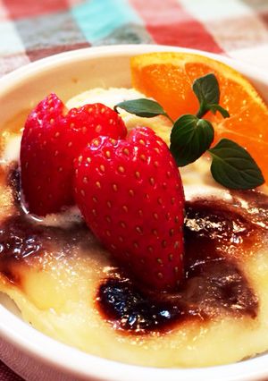 ブリュレ風〜❁チョコinココットカマン-レシピのメイン写真