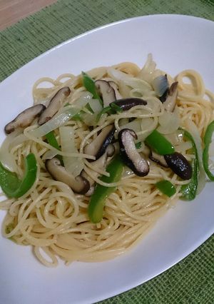 素朴な☆和風しょうゆパスタ-レシピのメイン写真