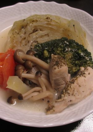 鶏ささみとキャベツのクリームスープ-レシピのメイン写真