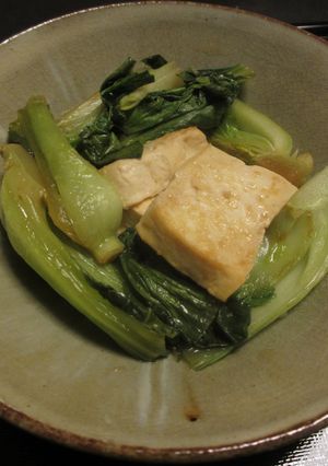 青梗菜と豆腐の中華炒め-レシピのメイン写真