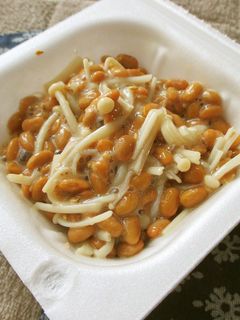 納豆に✿エノキ♪-レシピのメイン写真
