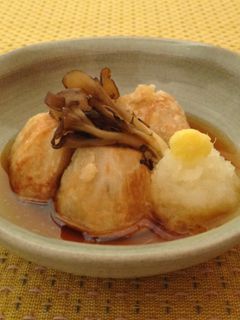 里芋と舞茸の揚げ出し-レシピのメイン写真