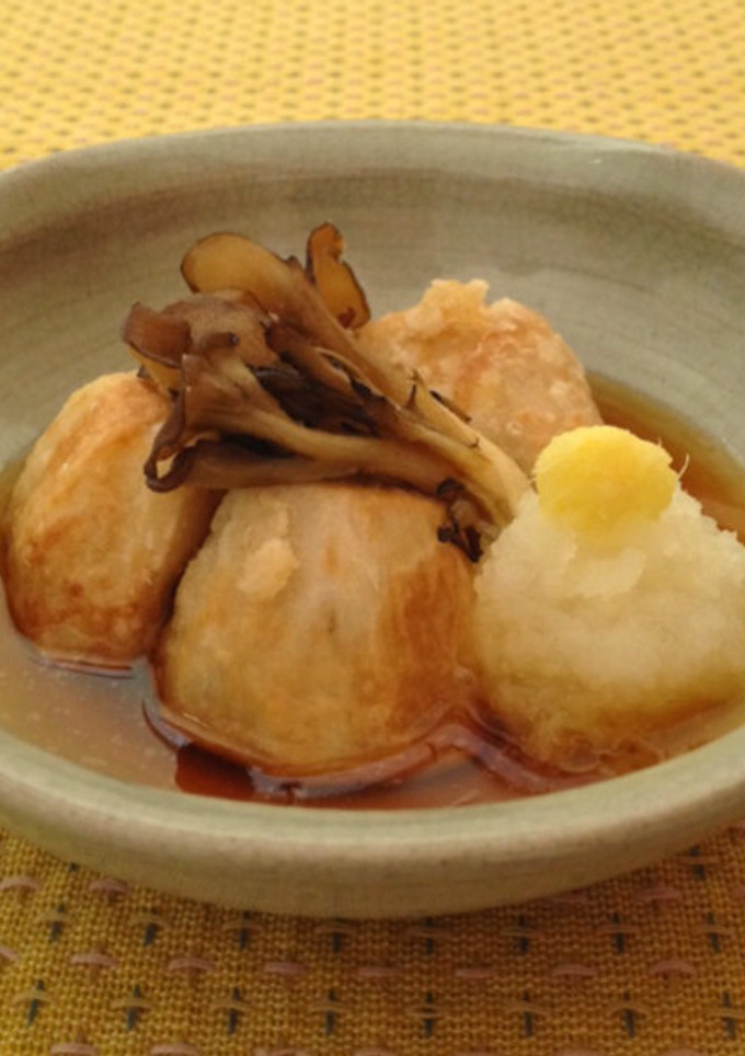 里芋と舞茸の揚げ出し-レシピのメイン写真