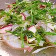 <簡単>タコのカルパッチョ 青じそソース