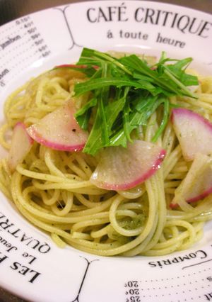 ヘルシーな青じそソース和風パスタ♪-レシピのメイン写真