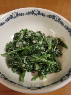 温ほうれん草の柚胡椒マヨネーズ和え-レシピのメイン写真