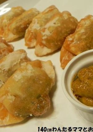 簡単★揚げ餃子のカレーマヨつけ-レシピのメイン写真
