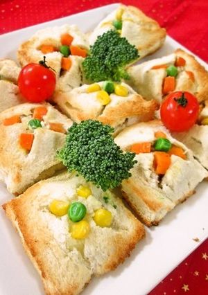 パーティーにも☆彩り焼売サンド-レシピのメイン写真