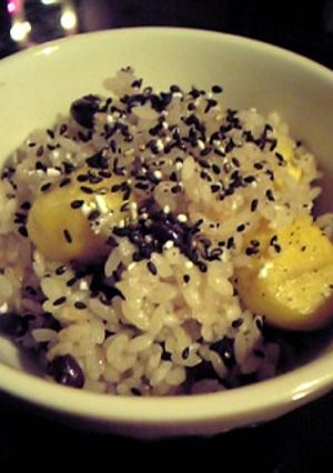 栗入り赤飯◆レンジと炊飯器で-レシピのメイン写真