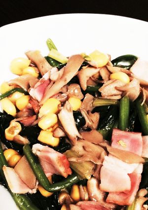 ほうれん草とベーコンのバター醤油炒め-レシピのメイン写真