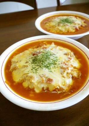 食べたい分だけ☆トマトチーズリゾット風♪-レシピのメイン写真