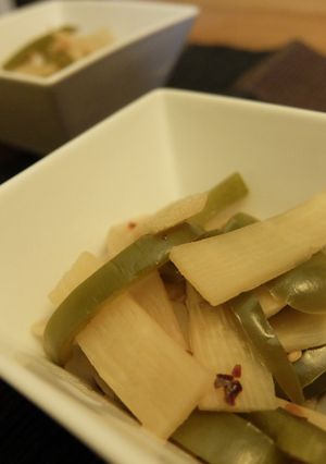 ダイエットつまみ　たけのこピーマン中華煮-レシピのメイン写真