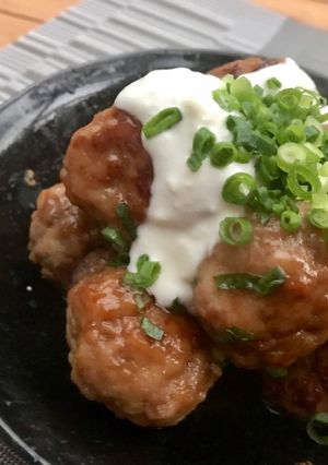 ハンペンとひき肉だけ♡てりやきマヨソース-レシピのメイン写真