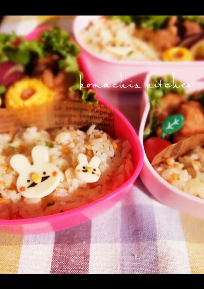 幼稚園 お弁当♡ひげうさぎ-レシピのメイン写真