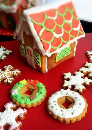 アイシング　ヘクセンハウス　お菓子の家-レシピのメイン写真