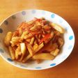 じゃがいもとパプリカのオイソー炒め