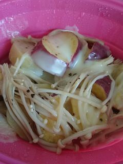 レンジで◎おいものめんつゆチーズ蒸し-レシピのメイン写真