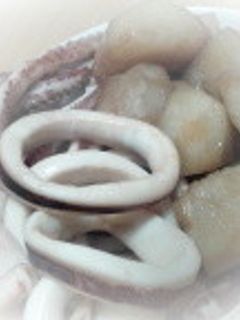 鮎さん家のイカと里芋の煮物-レシピのメイン写真