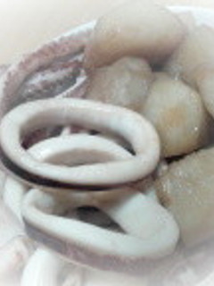 鮎さん家のイカと里芋の煮物-レシピのメイン写真