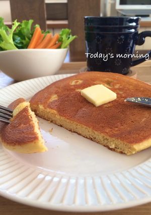 ふんわり♡大豆粉パンケーキ-レシピのメイン写真