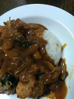 太刀魚人参くる巻きフライのっけカレー-レシピのメイン写真