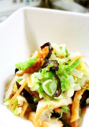 白菜ときくらげのチャちゃとナムル風♪-レシピのメイン写真