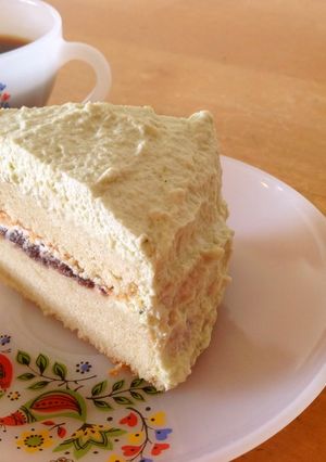 あんこと抹茶クリームケーキ-レシピのメイン写真