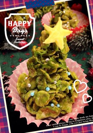 ☆マシュマロフレークのクリスマスツリー☆-レシピのメイン写真