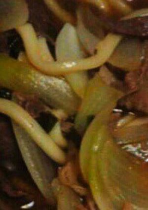 今夜は甘くいこう♬ 話題の肉うどん-レシピのメイン写真