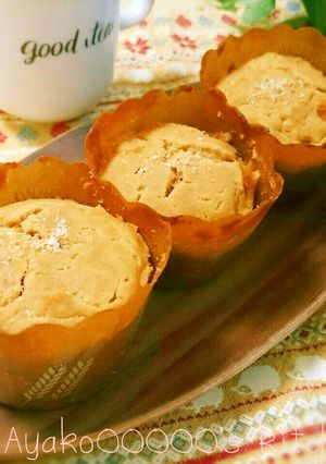しっとりふわふわ♪きな粉と豆腐のマフィン-レシピのメイン写真