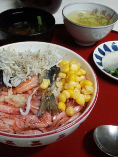 血管プラークダイエット食76(シラス丼)-レシピのメイン写真