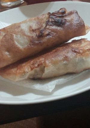 簡単♪冷蔵庫にあるもので春巻き-レシピのメイン写真