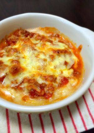 【話題入り】餅のミートグラタン-レシピのメイン写真