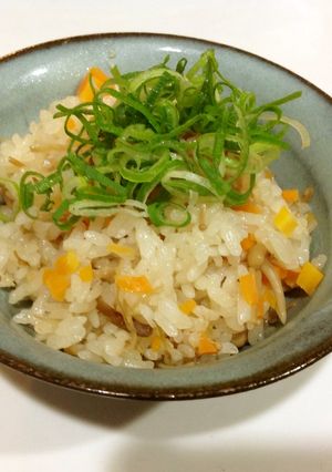 簡単‼️なめ茸の炊き込み御飯-レシピのメイン写真