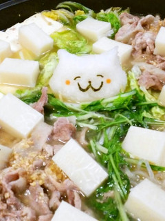 大根おろしDEネコの顔-レシピのメイン写真