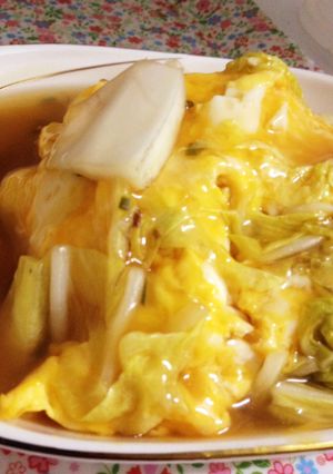 白菜入れて♡簡単美味♡天津飯(*・ω・)-レシピのメイン写真