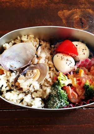 アサリとヒジキのパエリア 炊飯器-レシピのメイン写真