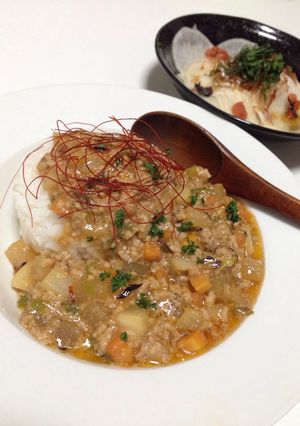 絶品♡簡単失敗なし♡根菜のピリ辛肉みそ丼-レシピのメイン写真