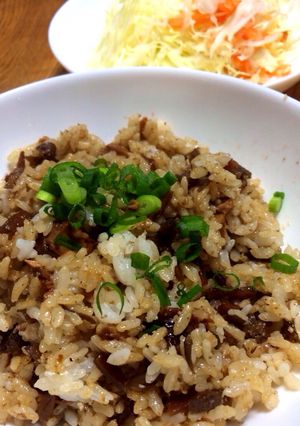 きんぴらとブリ照りとバターの混ぜご飯-レシピのメイン写真