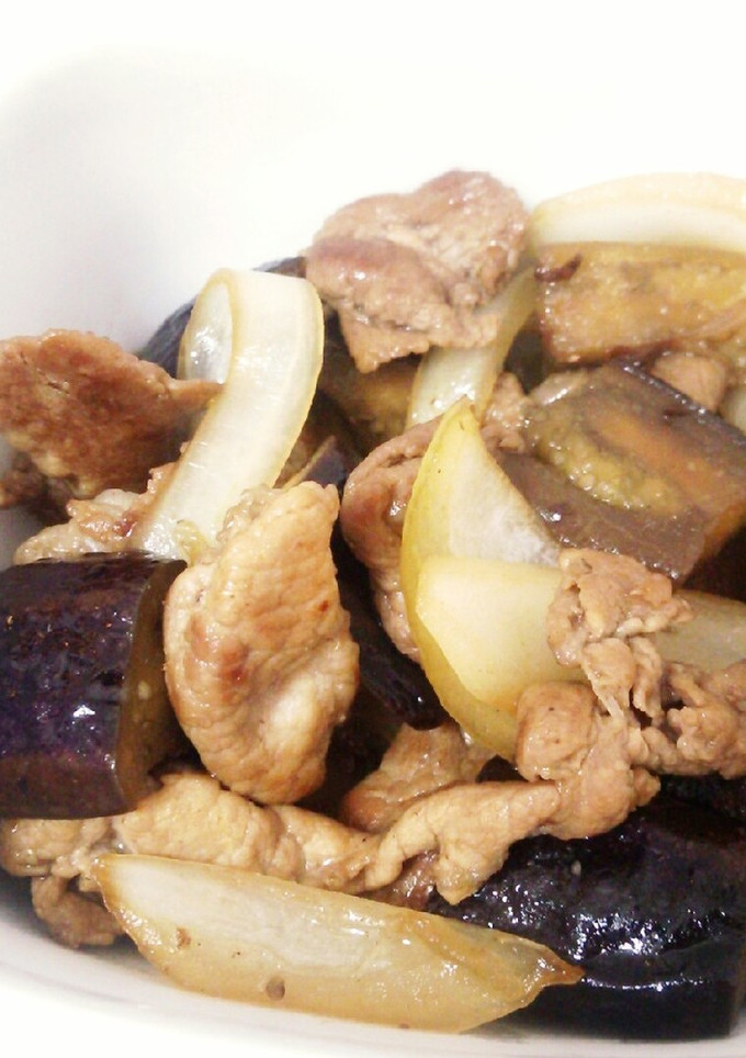 なすと豚肉の中華風炒め-レシピのメイン写真