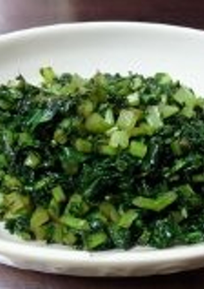 ご飯のお供☆大根の葉の炒め物-レシピのメイン写真
