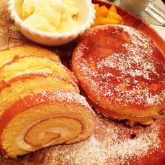 簡単！ふっくらホットケーキ 10分-レシピのメイン写真