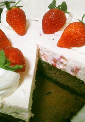 バレンタインにチョコチーズ&苺レアチーズ-レシピのメイン写真