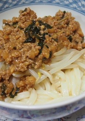 肉味噌うどん-レシピのメイン写真