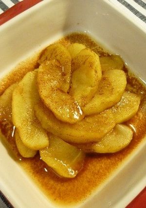 レンジで簡単！焼きりんご-レシピのメイン写真