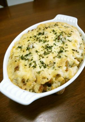 3種の茸とポテトとベーコンのチーズ焼き♪-レシピのメイン写真