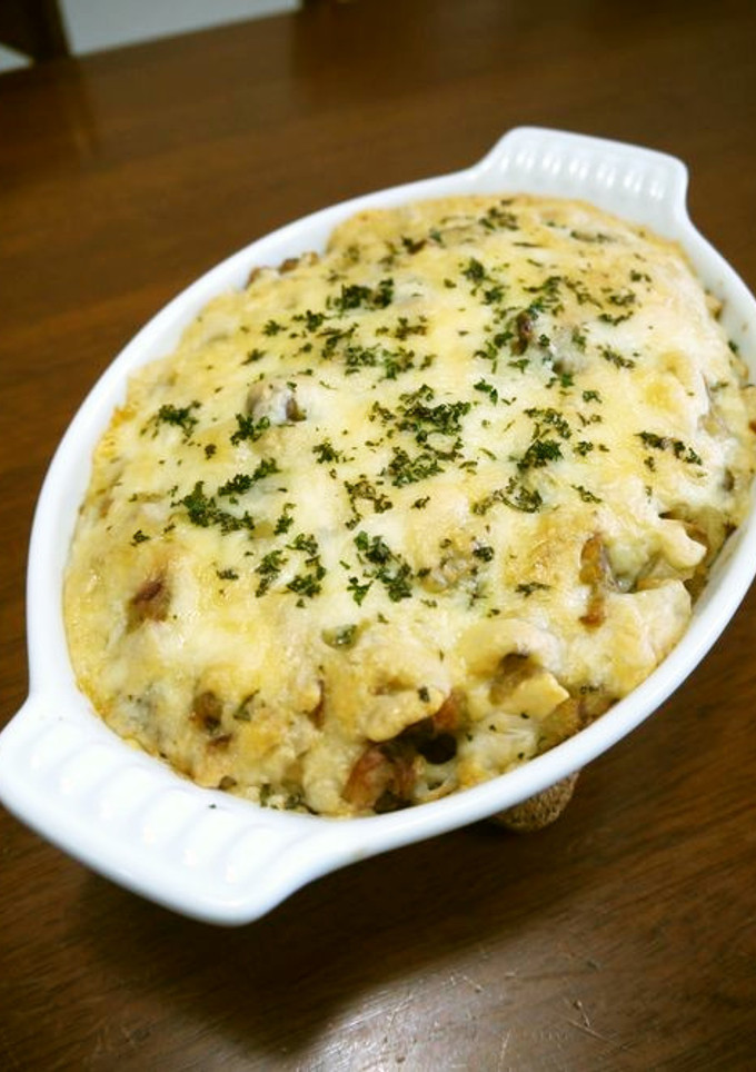 3種の茸とポテトとベーコンのチーズ焼き♪-レシピのメイン写真