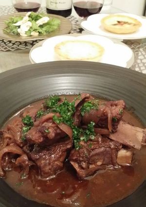 スペアリブの赤ワイン煮込み♡-レシピのメイン写真
