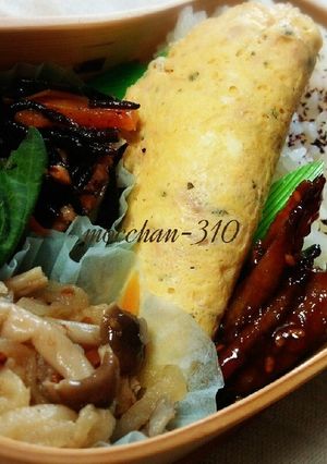 ミニサイズのオムレツ＊お弁当にも♪レンジ-レシピのメイン写真