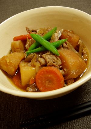 つゆだくで！ゴボウ入り肉じゃが-レシピのメイン写真